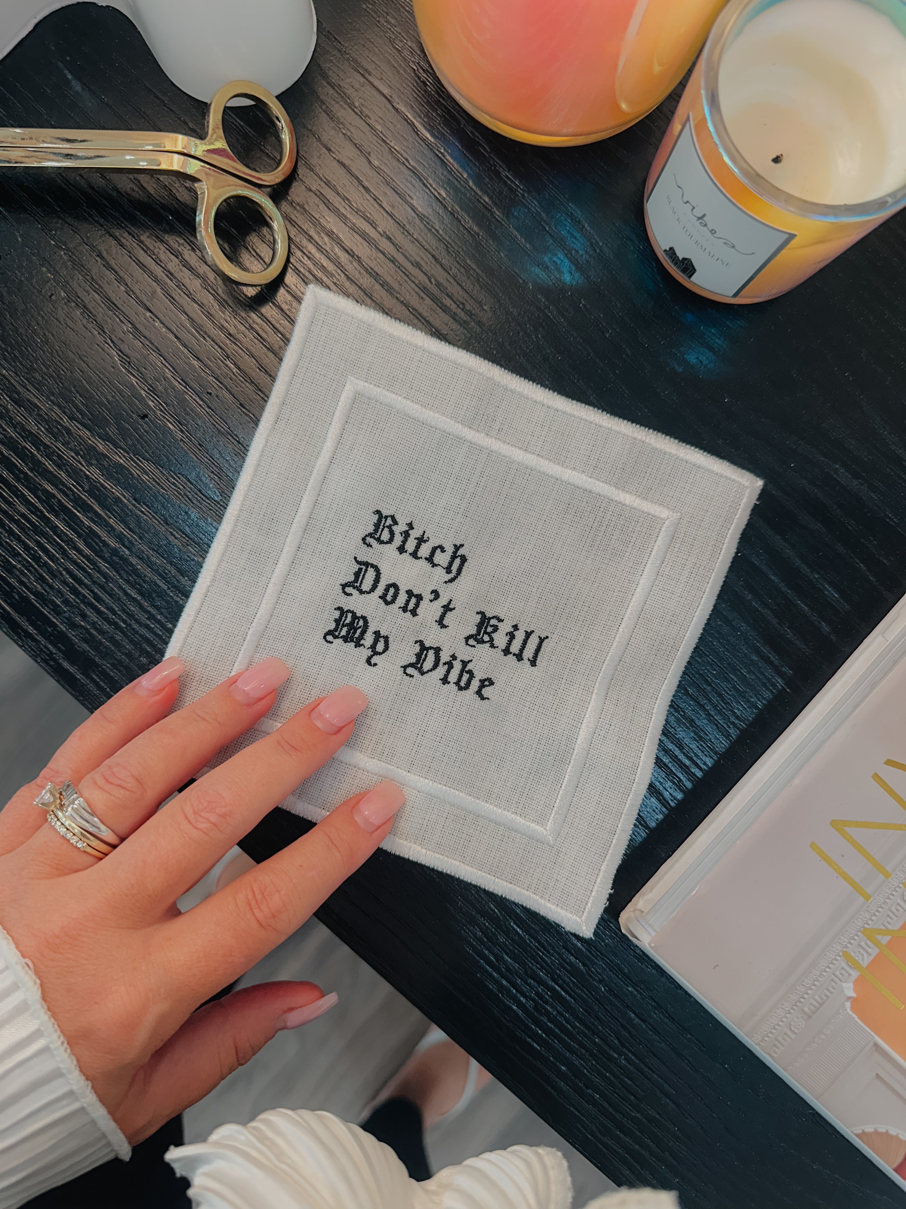 B*tch Don’t Kill My Vibe Cocktail Napkin Set