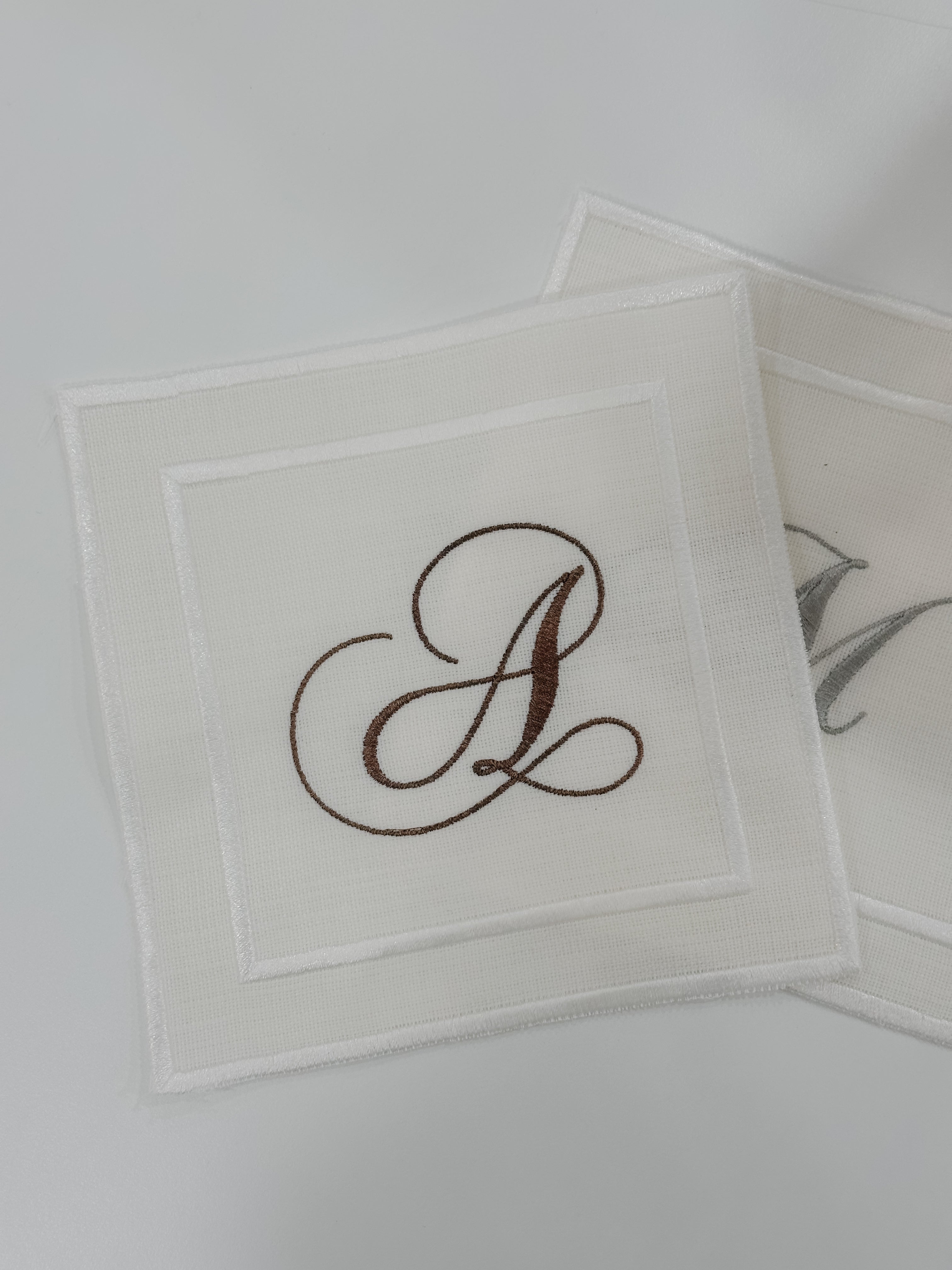 Monogram Cocktail Napkin Set
