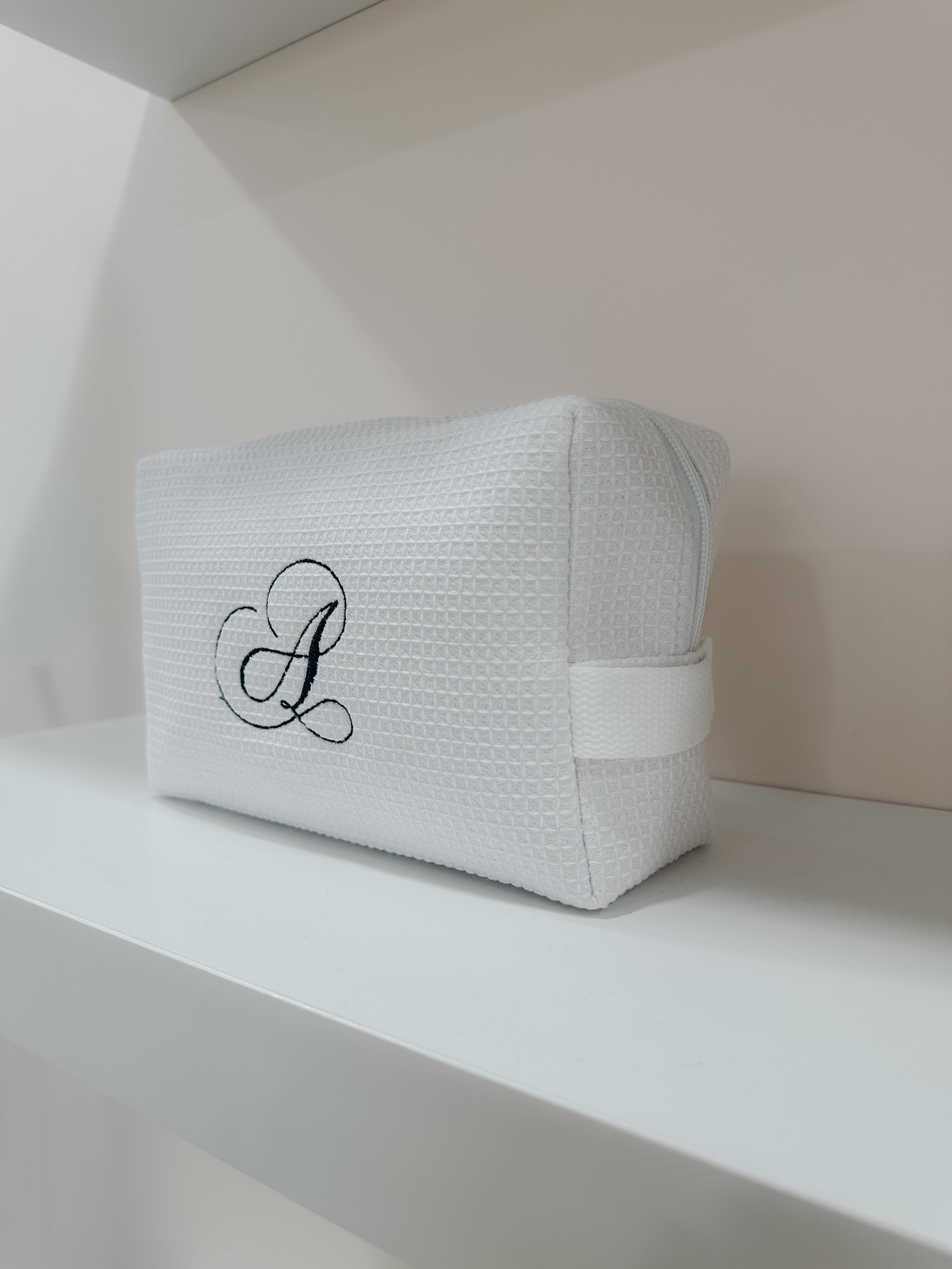 Monogram Waffle Everything Bag