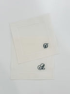 Petite Monogram Cocktail Napkin Set