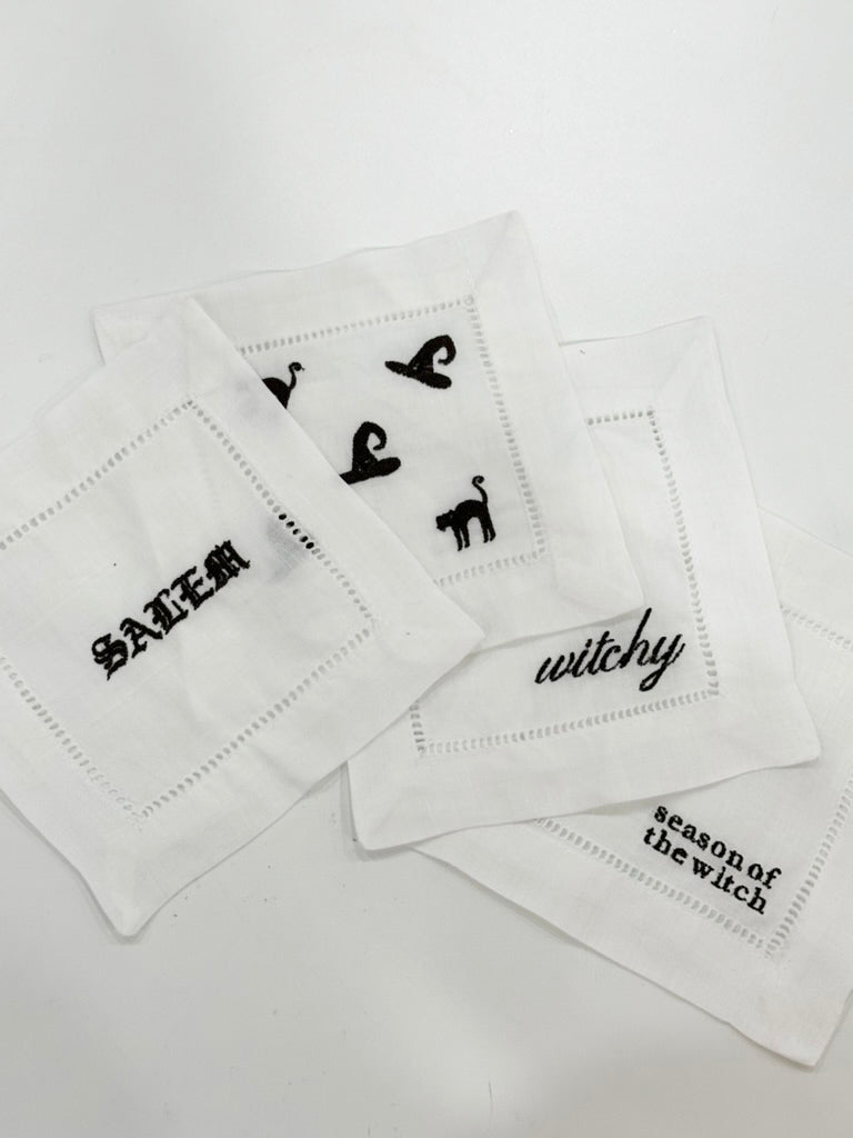 Salem Witchy Cocktail Napkin Set